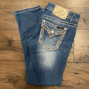 Miss Me Signature Crop Jeans Size 28